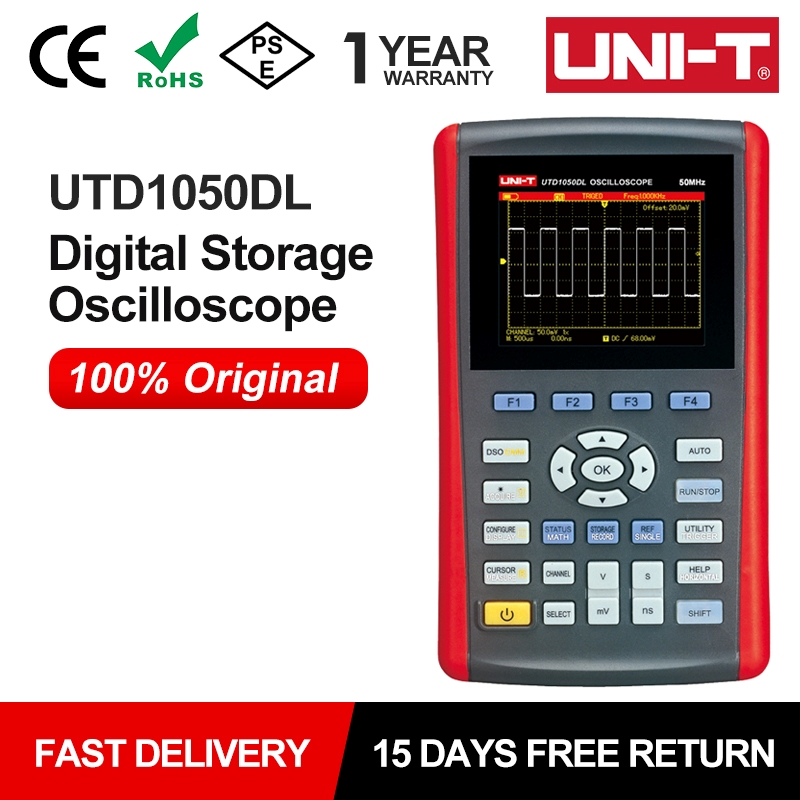 UNI-T Digital Handheld Oscillo - Signal Generator Spectrum Analyzer ulasan dan harga